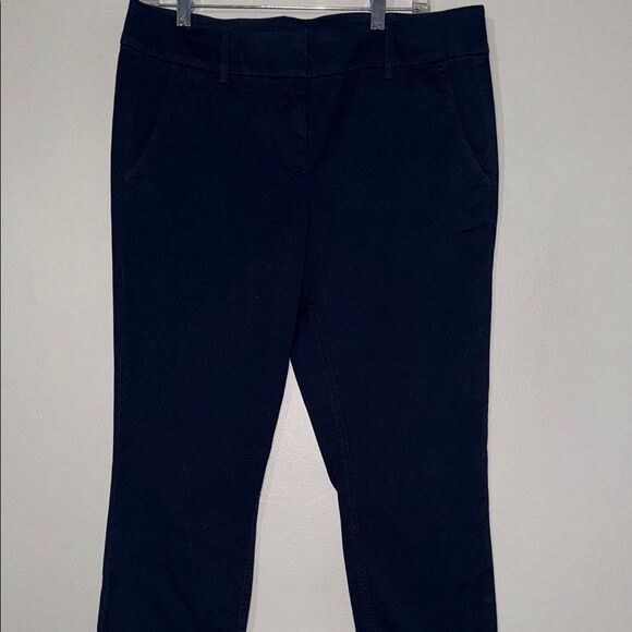 LOFT Navy Blue Modern Cropped Chinos - Picture 7 of 11